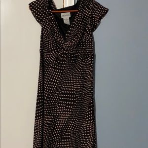 Pink polka dot dress